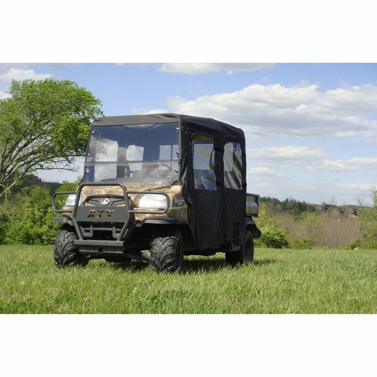 3 Star Black Soft Full Doors, Rear Window and Top - Kubota RTV 1140
