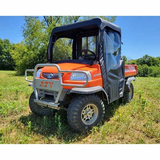 3 Star Black Soft Full Doors, Rear Window and Top - Kubota RTV 900