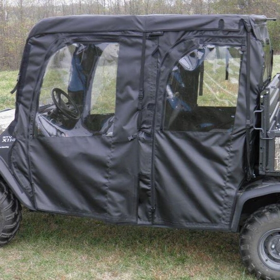 3 Star Black Soft Full Doors, Rear Window and Top - Kubota RTV X1140 - alt image 1