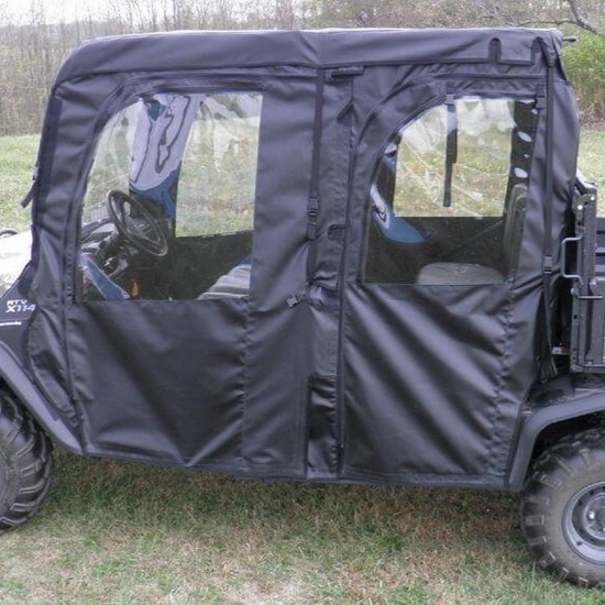 3 Star Black Soft Full Doors, Rear Window and Top - Kubota RTV X1140 - alt image 5
