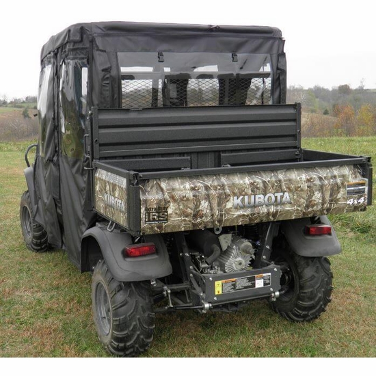 3 Star Black Soft Full Doors, Rear Window and Top - Kubota RTV X1140 - alt image 8