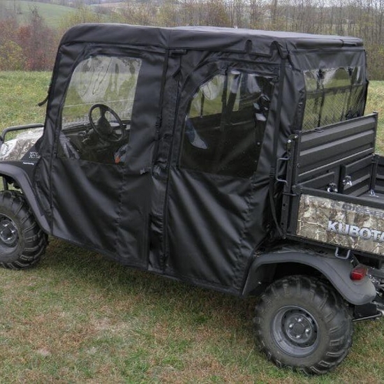 3 Star Black Soft Full Doors, Rear Window and Top - Kubota RTV X1140 - alt image 9