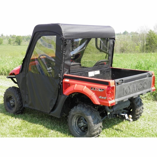 3 Star Black Soft Full Doors, Rear Window and Top - Kymco UXV 500
