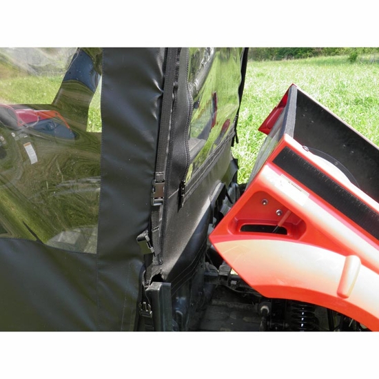 3 Star Black Soft Full Doors, Rear Window and Top - Kymco UXV 500 - alt image 2