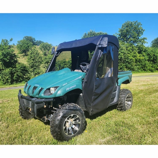 3 Star Black Soft Full Doors, Rear Window and Top - Yamaha Rhino