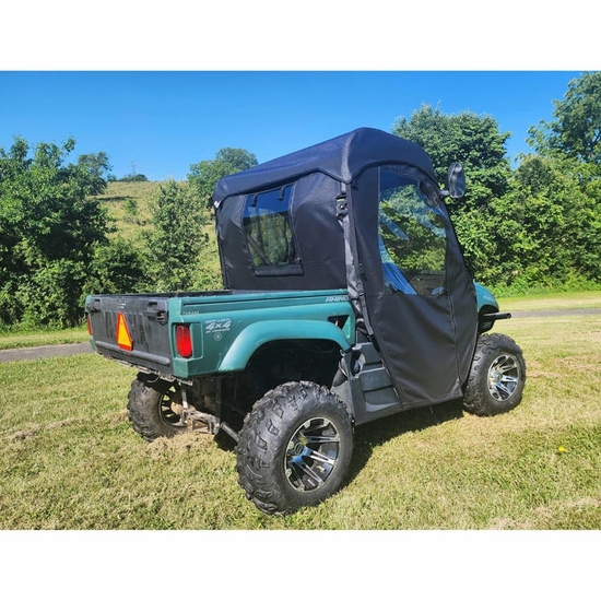 3 Star Black Soft Full Doors, Rear Window and Top - Yamaha Rhino - alt image 3