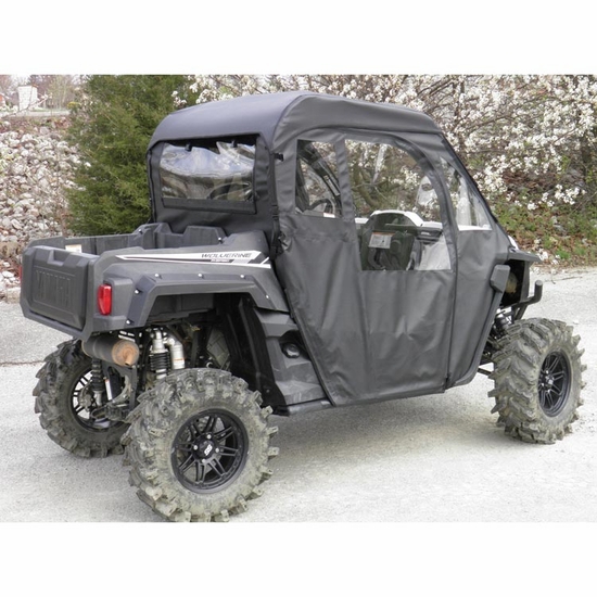 3 Star Black Soft Full Doors, Rear Window and Top - Yamaha Wolverine