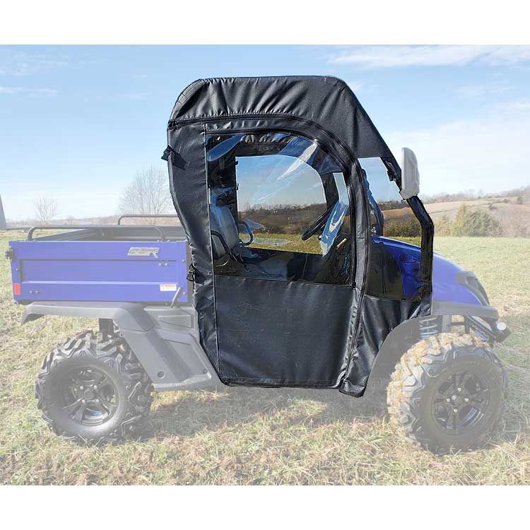 SSR Bison 200 Black 3 Star Soft Full Doors Side By Side Stuff