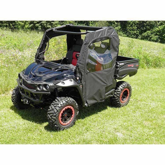 3 Star Black Soft Full Doors w/ Zippers and Rear Window - Intimidator Classic 750, 1000, EV, Truck 1000 - alt image 1