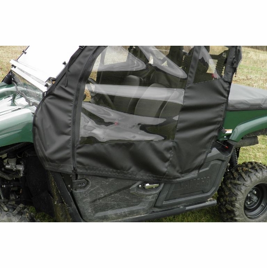 3 Star Black Soft Full Doors - Yamaha Viking 700 - alt image 4
