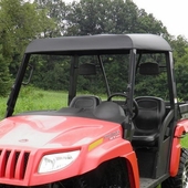 3 Star Black Soft Top - 2006-11 Arctic Cat Prowler w/ Square Bars