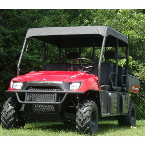 3 Star Black Soft Top - 2008-09 Polaris Ranger Crew - alt image 0