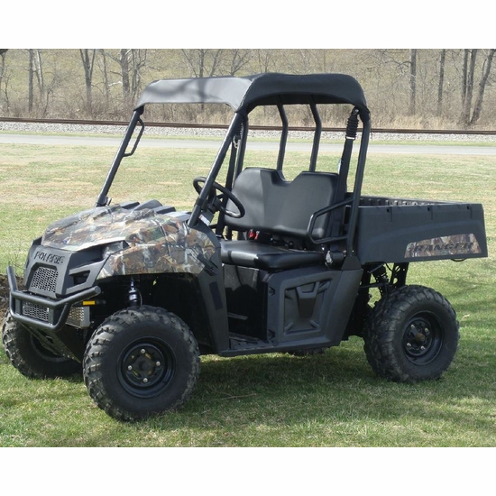 3 Star Black Soft Top - 2010-14 Mid Size Polaris Ranger 400, 500, 570, 800, EV - alt image 0