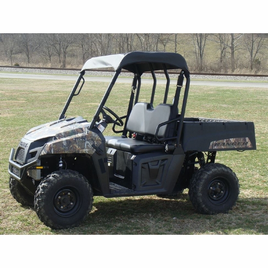 3 Star Black Soft Top - 2010-14 Mid Size Polaris Ranger 400, 500, 570, 800, EV - alt image 1
