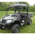 3 Star Black Soft Top - 2010-15 Arctic Cat Prowler 700 with round roll bars