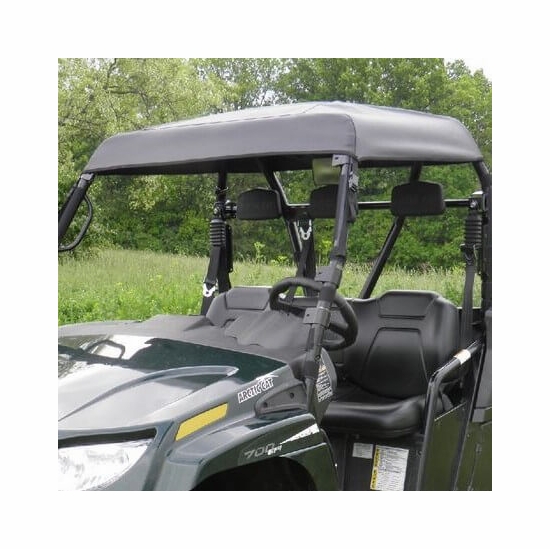 3 Star Black Soft Top - 2010-15 Arctic Cat Prowler 700 with round roll bars