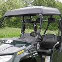 3 Star Black Soft Top - 2010-15 Arctic Cat Prowler 700 with round roll bars