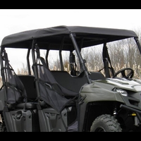 3 Star Black Soft Top - 2011-14 Mid Size Polaris Ranger 500, 570 Crew
