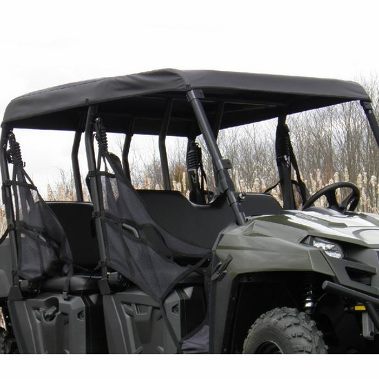 3 Star Black Soft Top - 2011-14 Mid Size Polaris Ranger 500, 570 Crew