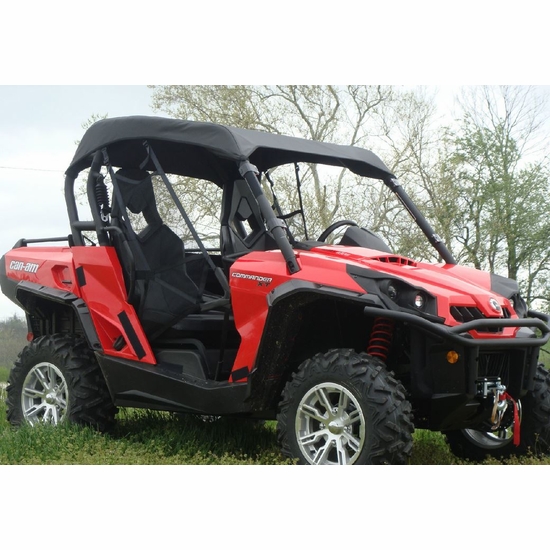 3 Star Black Soft Top - 2011-20 Can Am Commander - alt image 3