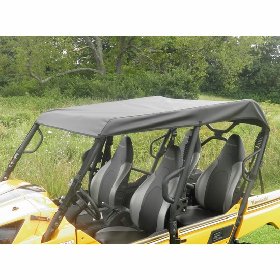 3 Star Black Soft Top - 2012-25 Kawasaki Teryx4 - alt image 3