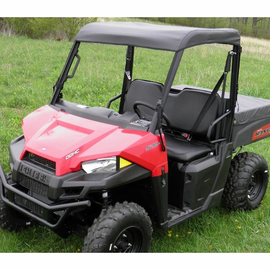 3 Star Black Soft Top - 2015-23 Mid Size Polaris Ranger 500, 570, ETX, EV - alt image 6