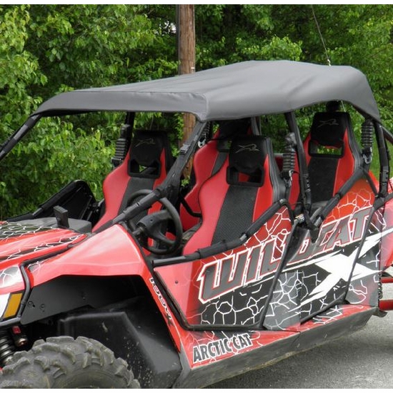 3 Star Black Soft Top - Arctic Cat Wildcat 4, 4X