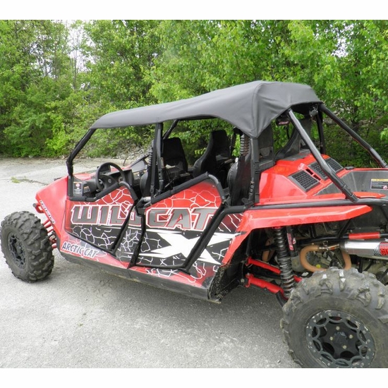3 Star Black Soft Top - Arctic Cat Wildcat 4, 4X - alt image 0