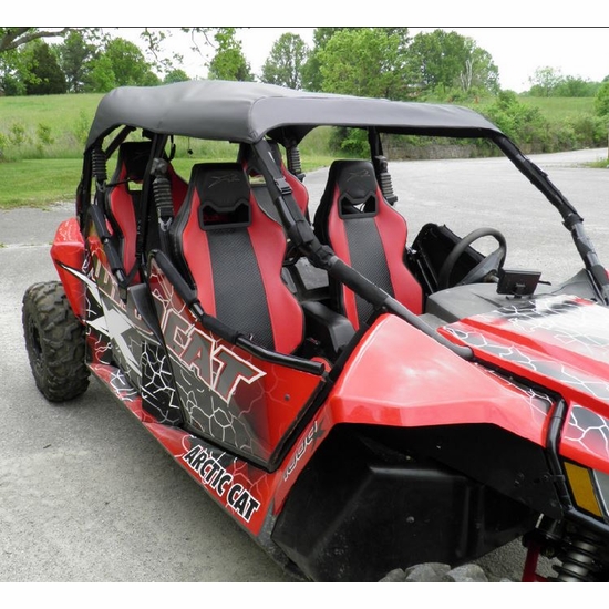 3 Star Black Soft Top - Arctic Cat Wildcat 4, 4X - alt image 1