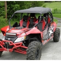 3 Star Black Soft Top - Arctic Cat Wildcat 4, 4X