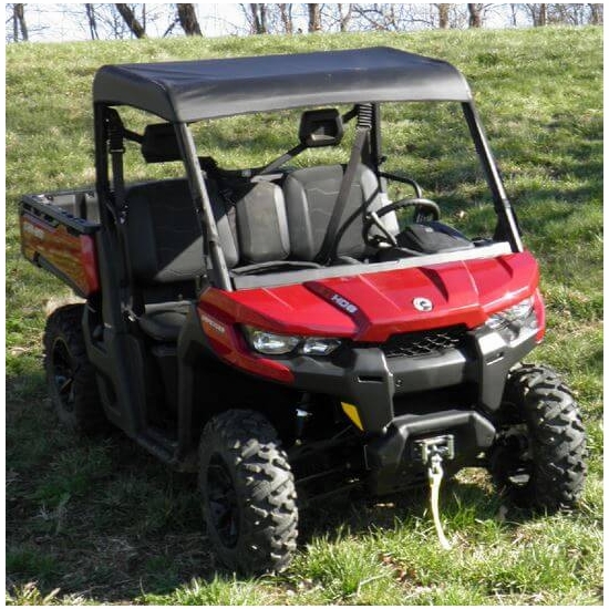 3 Star Black Soft Top - Can Am Defender - alt image 6