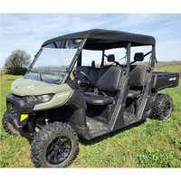 3 Star Black Soft Top - Can Am Defender Max