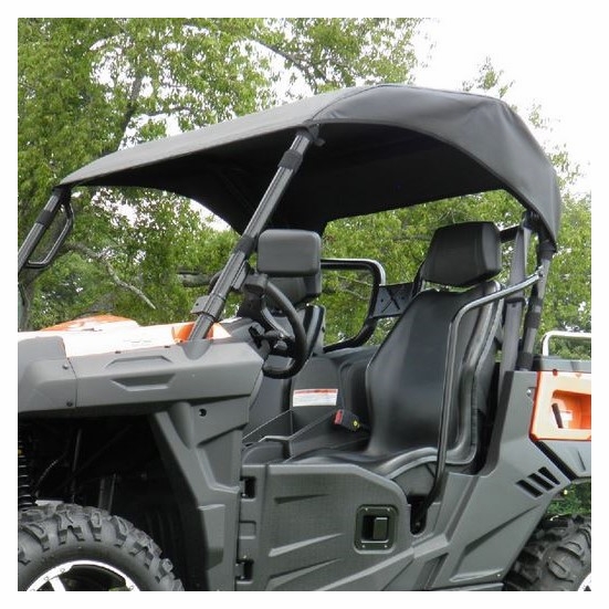 3 Star Black Soft Top - CF MOTO UForce 500, 800