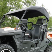 3 Star Black Soft Top - CF MOTO UForce 500, 800