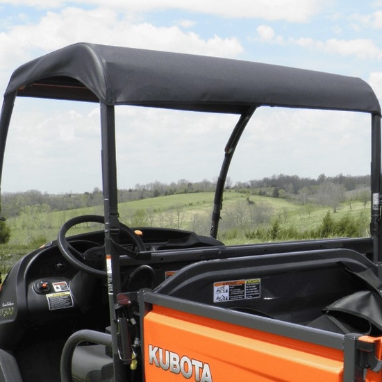 3 Star Black Soft Top - Kubota RTV 400, 500, 520