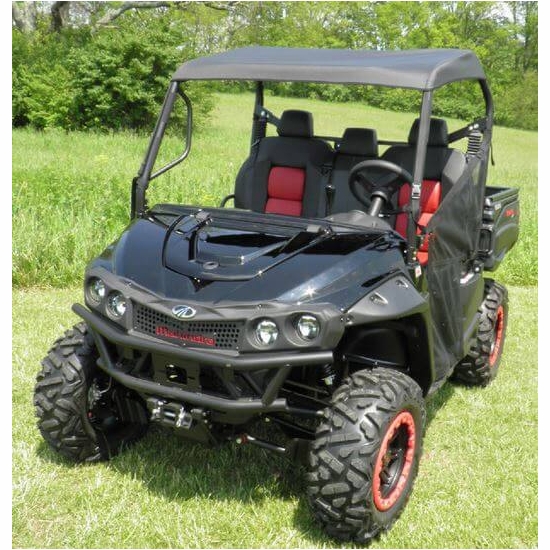 3 Star Black Soft Top - Mahindra mPact XTV 3 Seaters - alt image 2