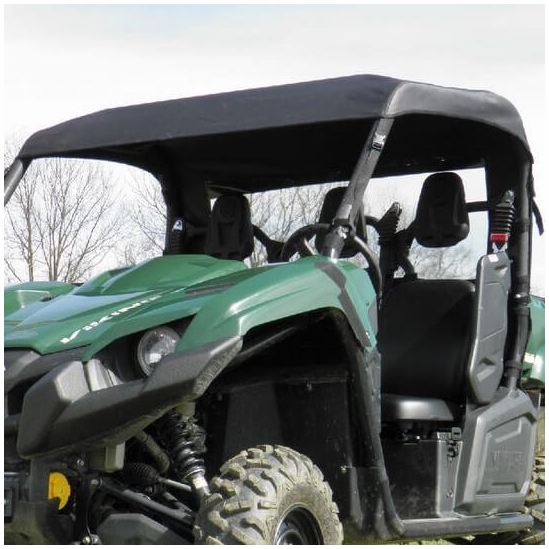 3 Star Black Soft Top - Yamaha Viking 700