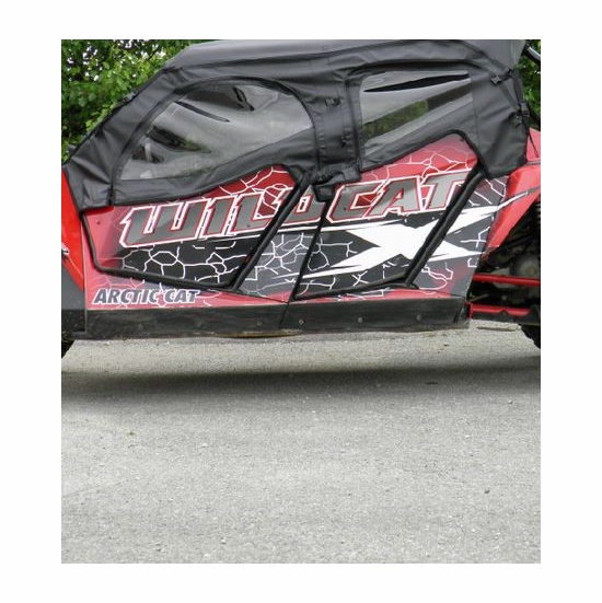 3 Star Black Soft Upper Doors - 2015 Arctic Cat Wildcat 4X Limited