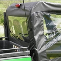 3 Star Black Soft Upper Doors and Rear Window - 2012-22 John Deere Gator RSX 850, 860