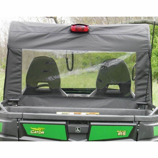 3 Star Black Soft Upper Doors and Rear Window - 2012-22 John Deere Gator RSX 850, 860 - alt image 2