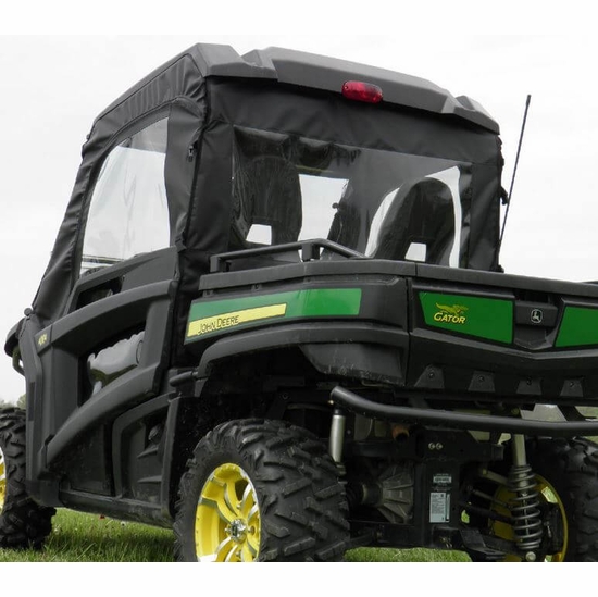 3 Star Black Soft Upper Doors and Rear Window - 2012-22 John Deere Gator RSX 850, 860 - alt image 3