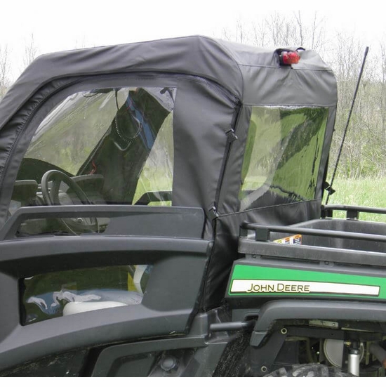 3 Star Black Soft Upper Doors and Rear Window - 2012-22 John Deere Gator RSX 850, 860 - alt image 4