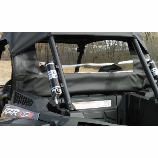 3 Star Black Soft Upper Doors and Rear Window - 2014-23 Polaris RZR XP 1000, XP Turbo - alt image 3