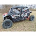 3 Star Black Soft Upper Doors and Rear Window - 2014-23 Polaris RZR XP 4 1000, XP 4 Turbo, S 4 1000, 4 900