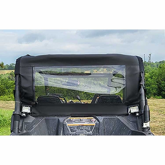 3 Star Black Soft Upper Doors and Rear Window - Can Am Maverick Sport Max - alt image 2
