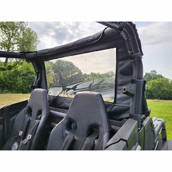 3 Star Black Soft Upper Doors and Rear Window - Can Am Maverick Sport Max - alt image 3