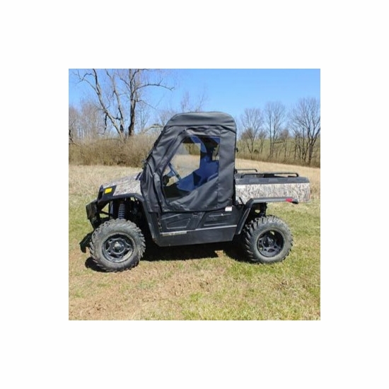 3 Star Black Soft Upper Doors and Rear Window - Hisun Sector, Bennche Cowboy, Massimo Knight - alt image 0