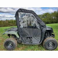 3 Star Black Soft Upper Doors and Rear Window - Honda Pioneer 500, 520