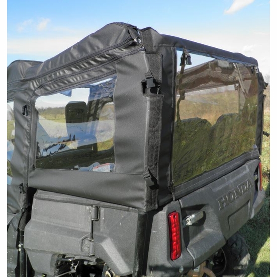 3 Star Black Soft Upper Doors and Rear Window - Honda Pioneer 700 4 - alt image 5