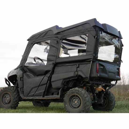 3 Star Black Soft Upper Doors and Rear Window - Honda Pioneer 700 4 - alt image 6